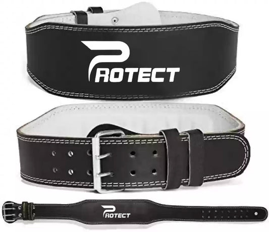 Leather Gym Belt – Adjustable Support for Weightlifting & Powerlifting