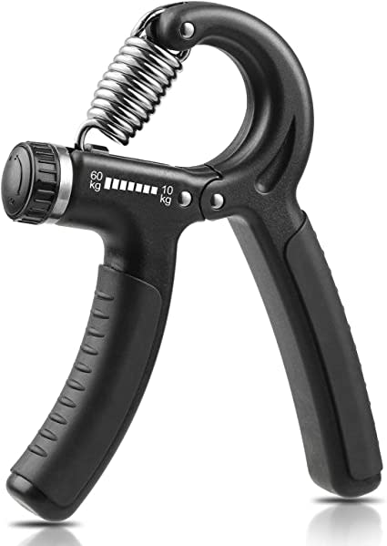 Adjustable Hand Grip Strengthener (10-60kg) – Forearm Exerciser with Counter