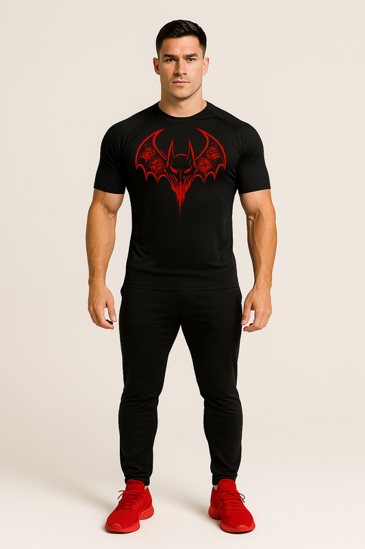 Batman Half Sleeve Compression T-Shirt - Men's Athletic & Sports