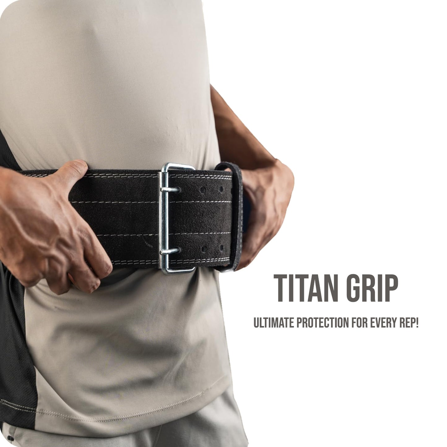 Protect PU Gym Belt – Adjustable Support for Weightlifting & Powerlifting