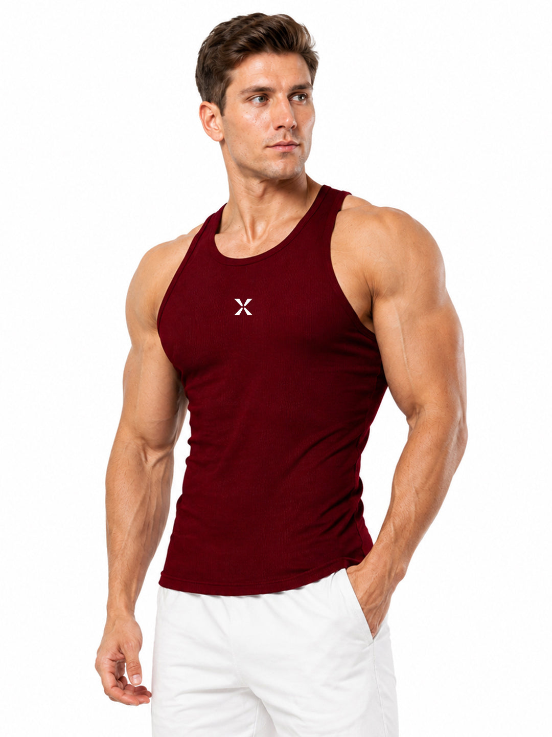 GymSpirex Ribbed Performance Vest
