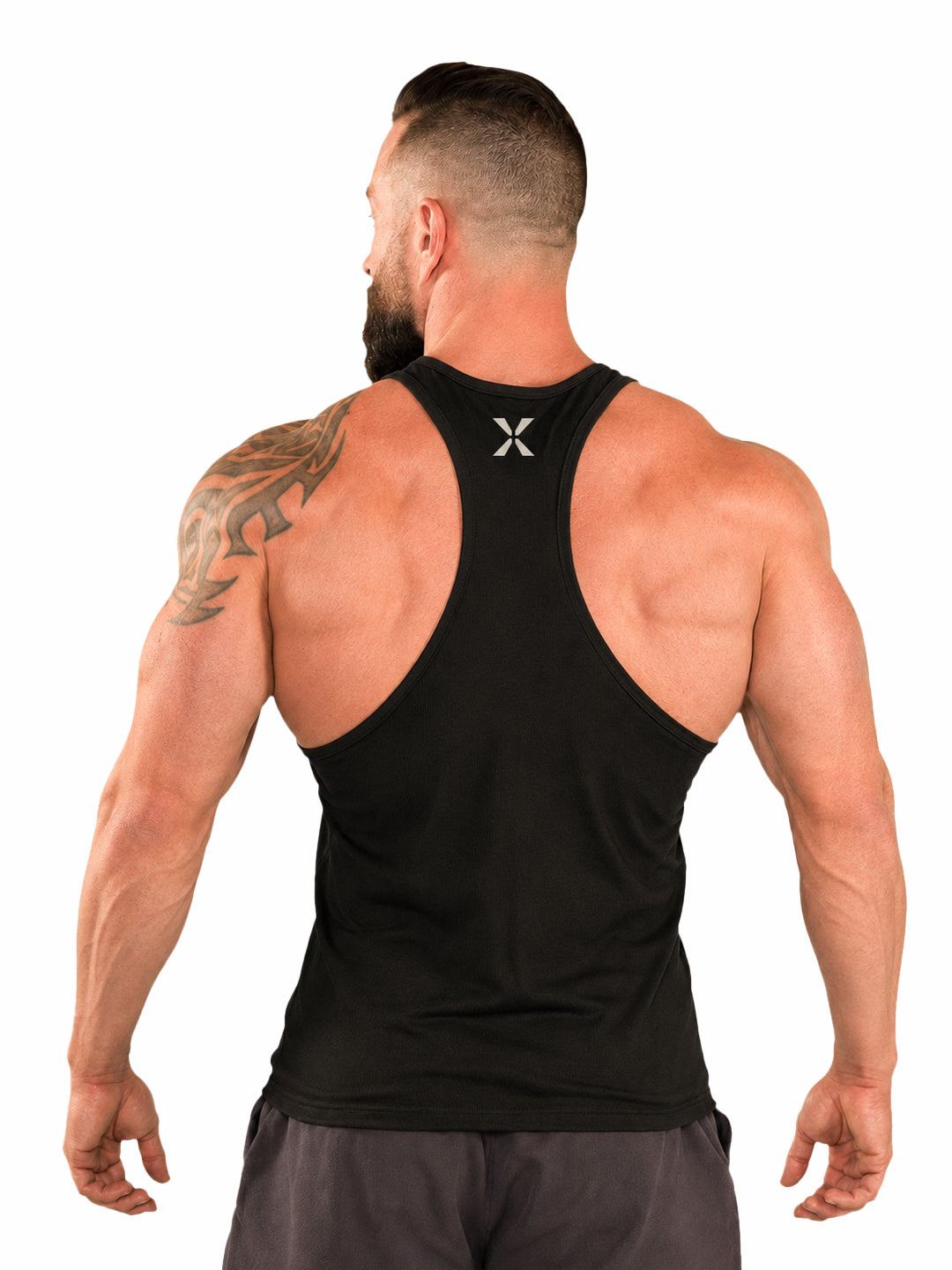 GymSpireX Performance Stringer Tank Top