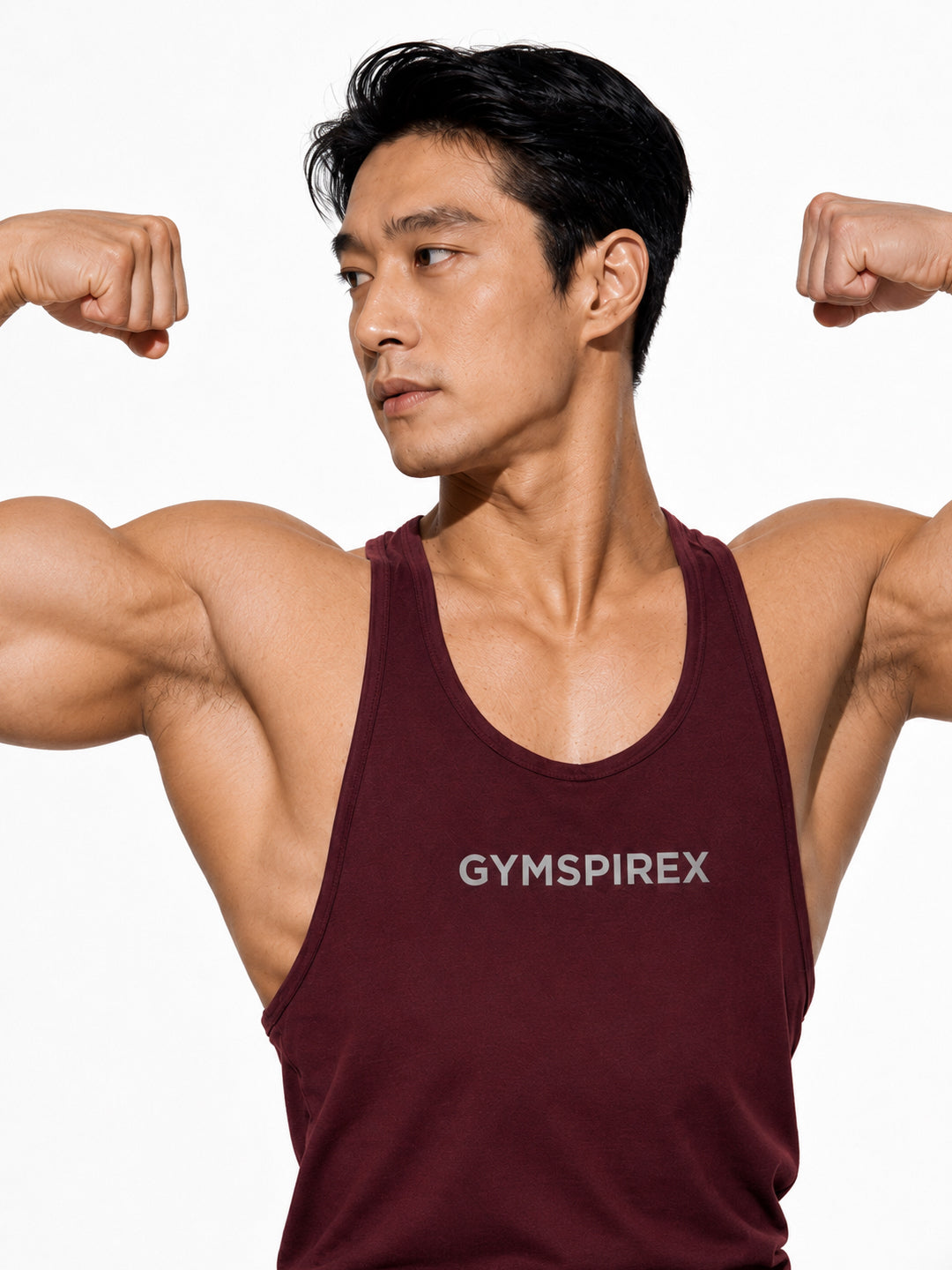 GymSpireX Performance Stringer Tank Top for men