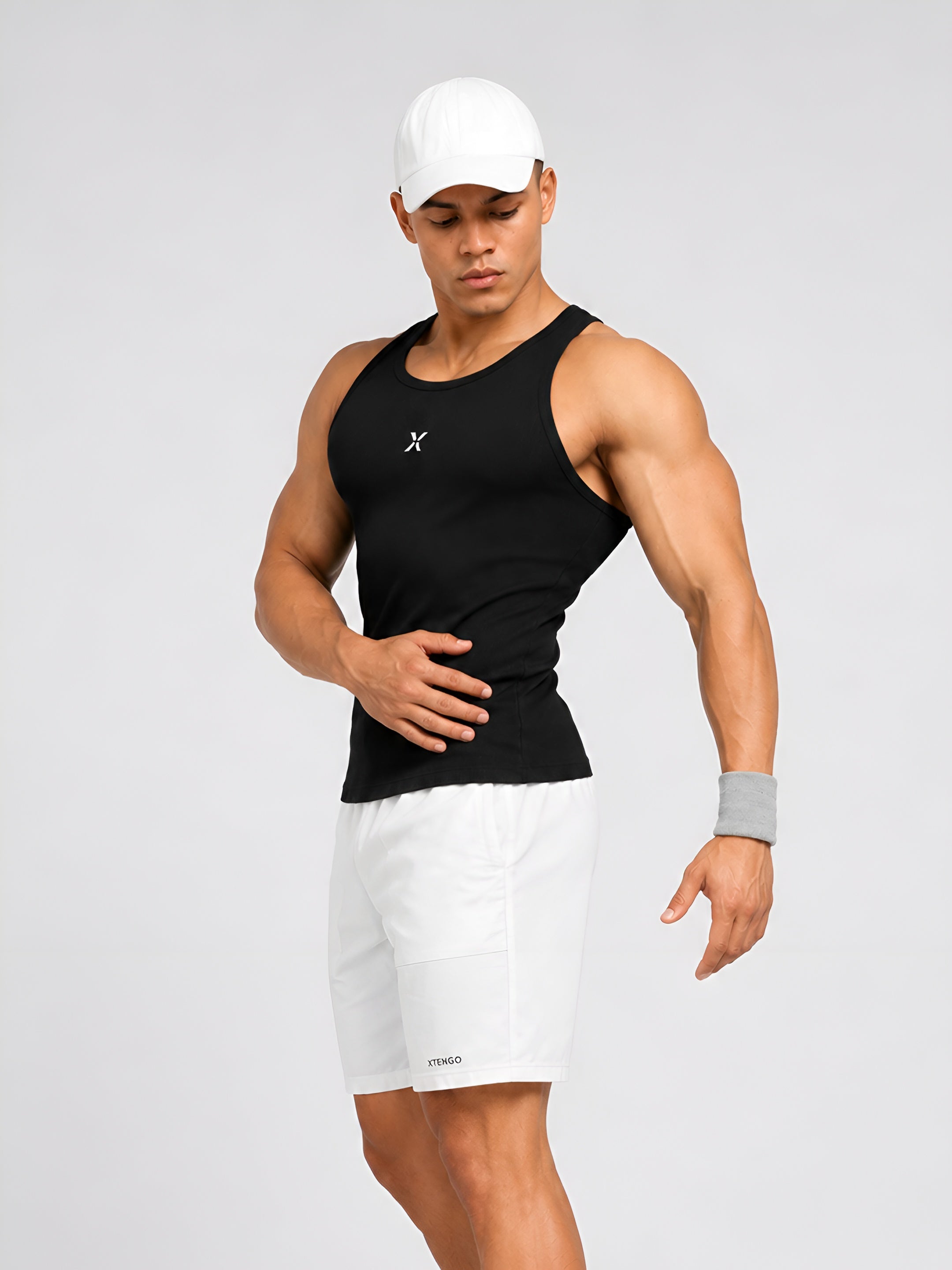 GymSpirex Ribbed Performance Vest