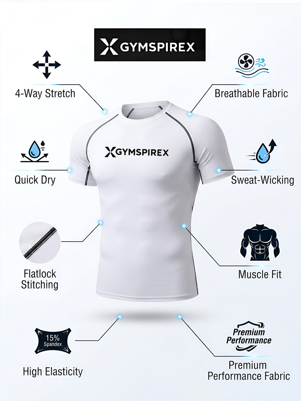 Titan Fit compression T-shirt for men