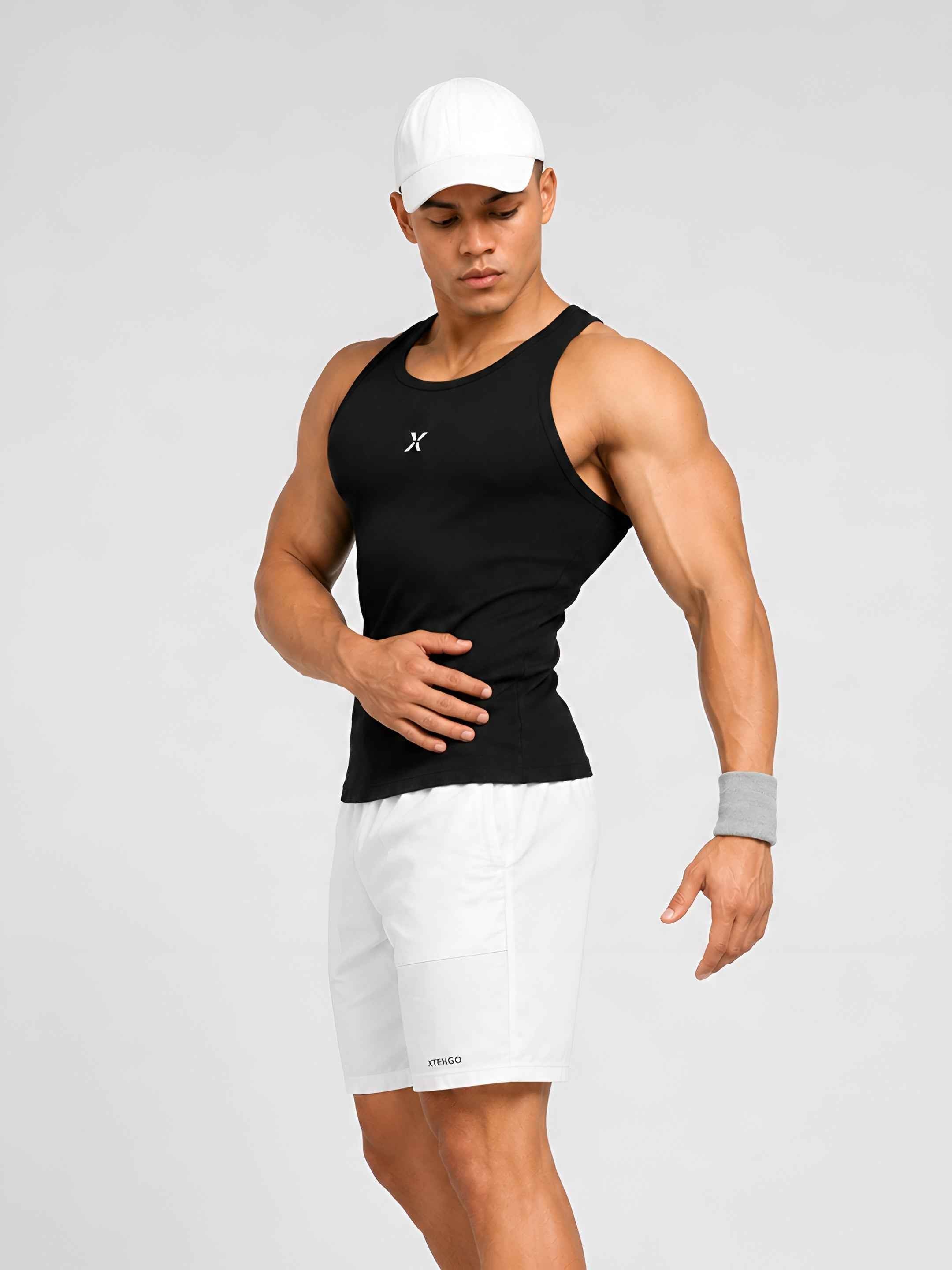 GymSpirex Ribbed Performance Vest