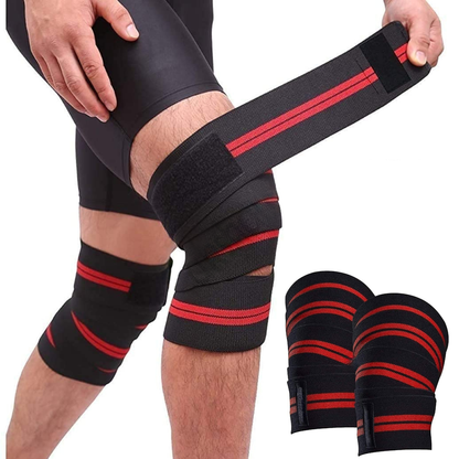 ウエイトトレーニング Knee wraps grey Gymreapers 72