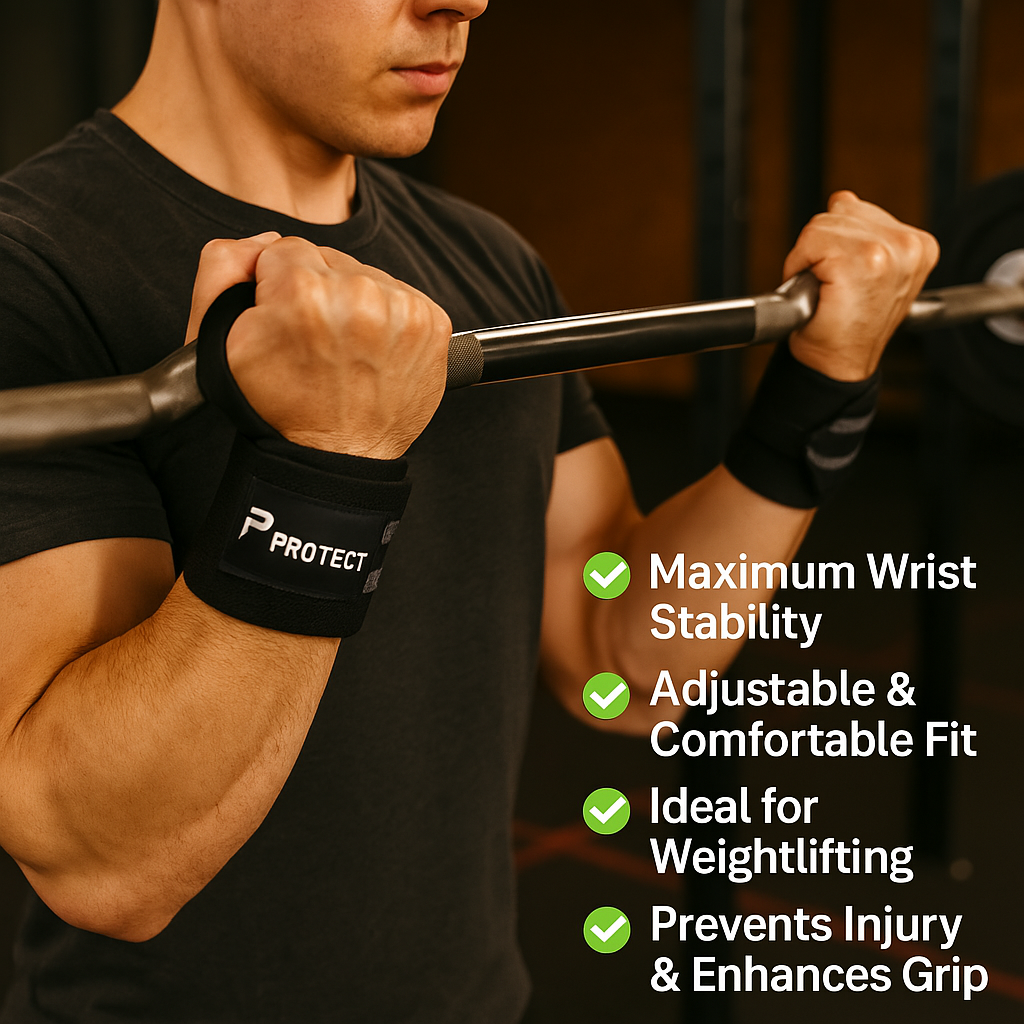 Wrist Support Straps – Premium Protection for Strength Training & Weightlifting