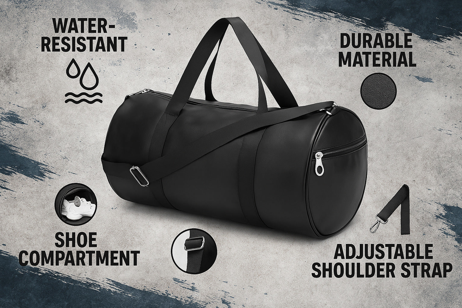 Premium Gym Bag – Durable & Spacious for Fitness Enthusiasts!