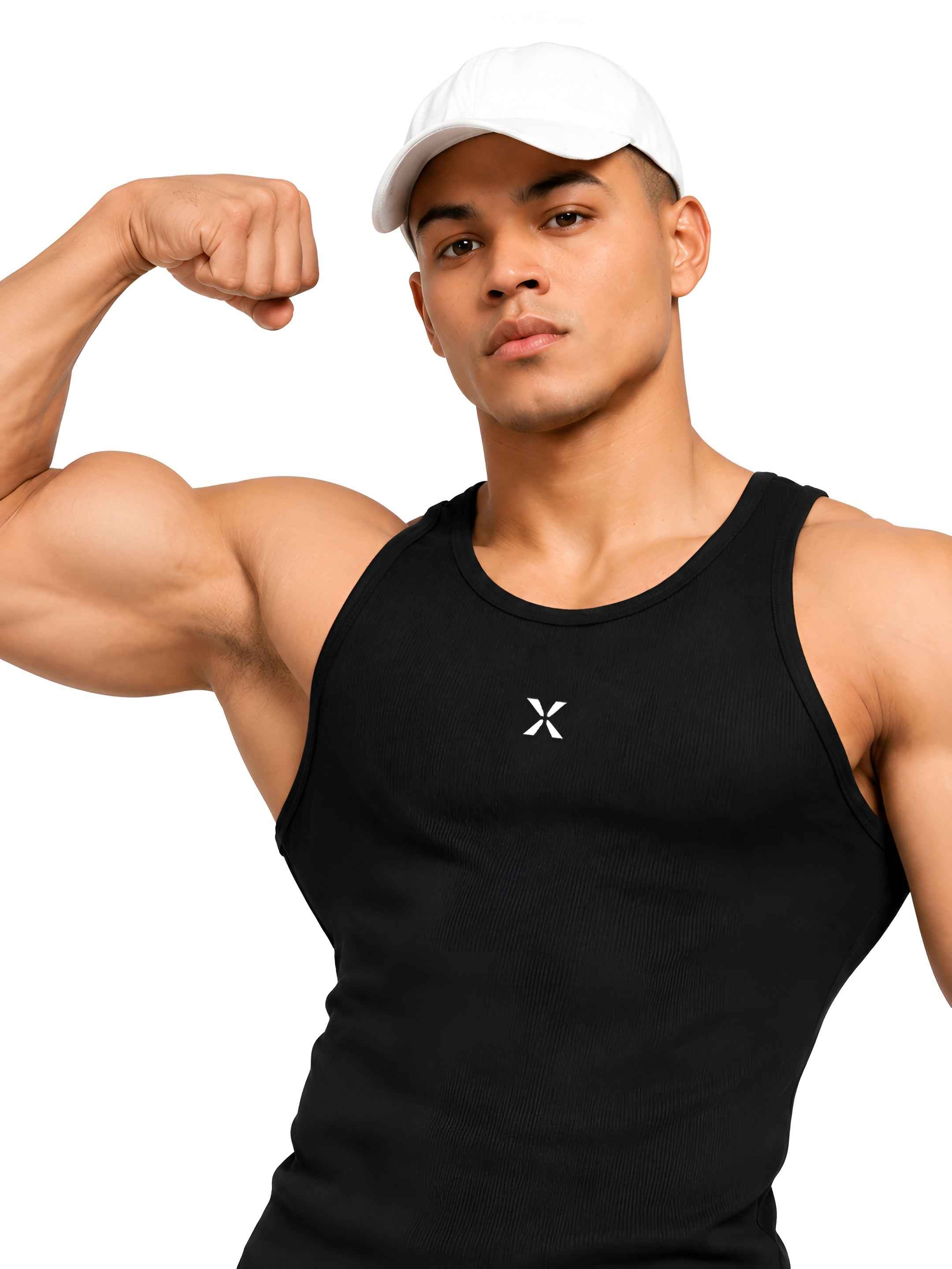GymSpirex Ribbed Performance Vest