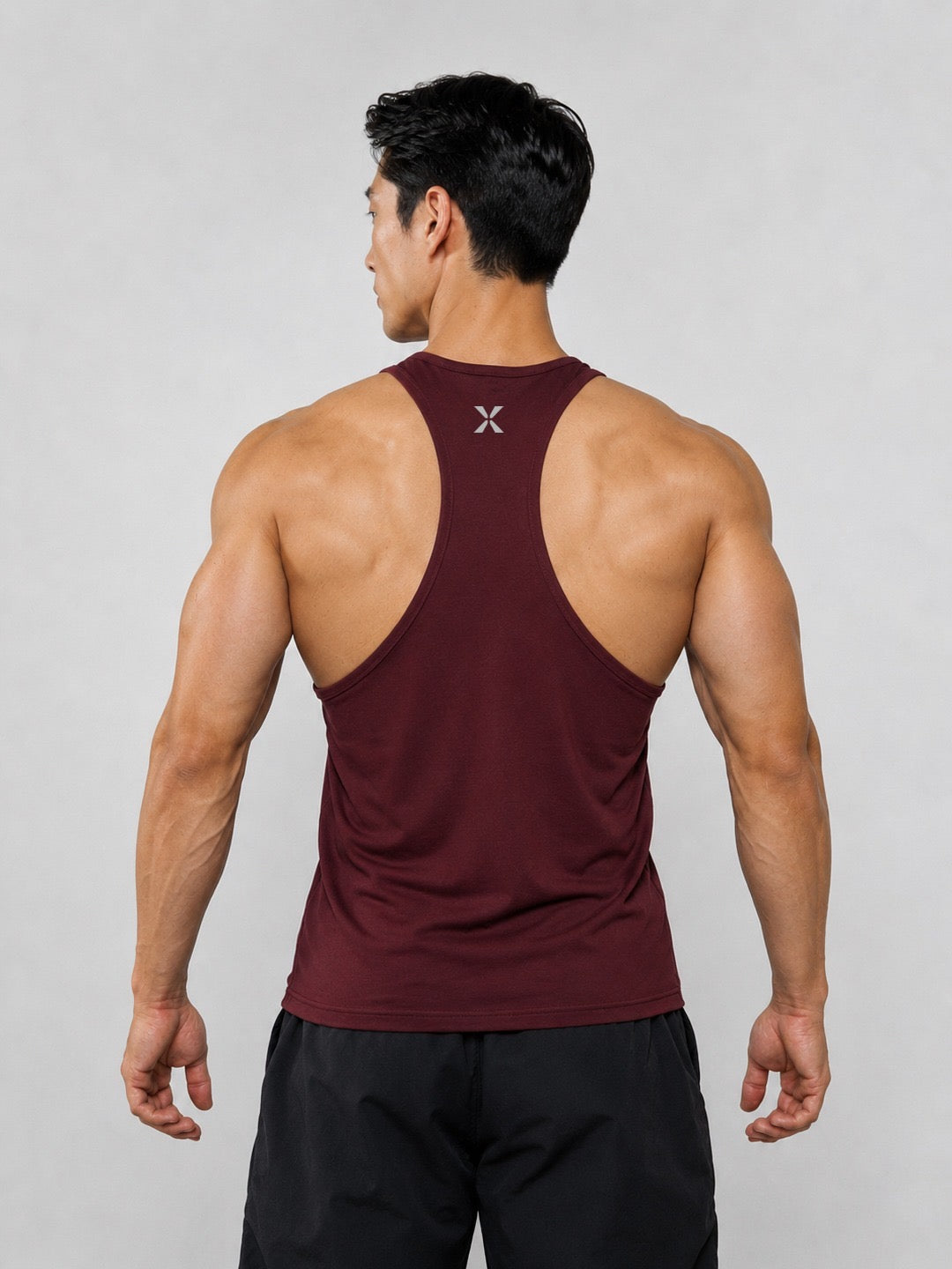 GymSpireX Performance Stringer Tank Top