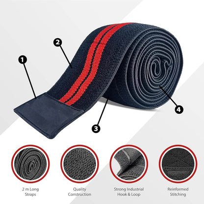 Premium Knee Wraps – Short & Long Variants for Maximum Support